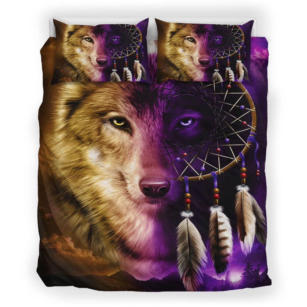 Wolf's Dream - Native American Bedding Set