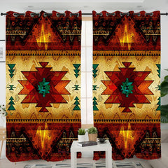 Native Pattern Curtains - Native American Curtain