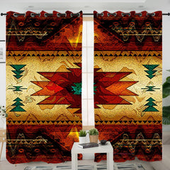 Native Pattern Curtains - Native American Curtain