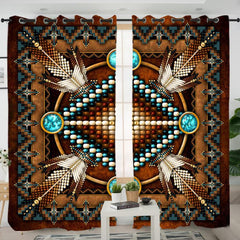 Native American Pattern Curtains - Native American Curtain