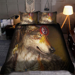 Spirit Wolf - Native American Bedding Set