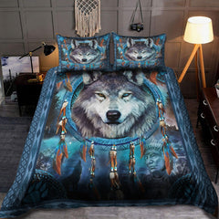 Guardian Wolf - Native American Bedding Set