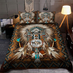 Chief's Wolf Spirit - Native American Bedding Set