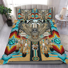 Owl Wisdom - Native American Bedding Set