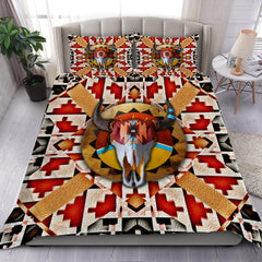 Painted Buffalo Mesa - Native American Bedding Set