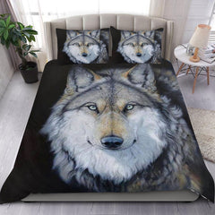 Lone Wolf - Native American Bedding Set