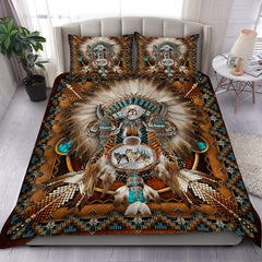 Chief's Wolf Spirit - Native American Bedding Set