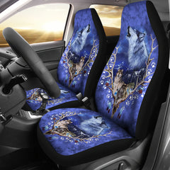 Dream Wolf-Native American Car Seat Cover