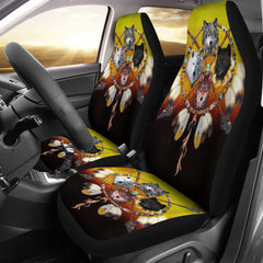 Wolves Protector-Native American Car Seat Cover