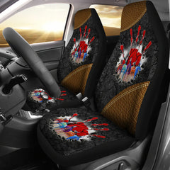 Tribal Village-Native American Car Seat Cover