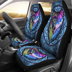 Mystic Coyote-Native American Car Seat Cover