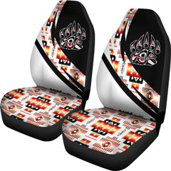 Sacred Bear Pattern-Native American Car Seat Cover