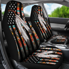 Eagle Feather-Native American Car Seat Cover