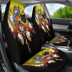 Wolves Protector-Native American Car Seat Cover