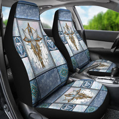 Owl Protector-Native American Car Seat Cover