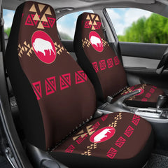 Bison-Native-Pattern-Native-American-Car-Seat-Cover