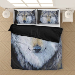 Lone Wolf - Native American Bedding Set