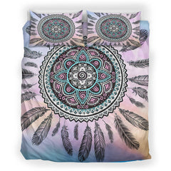 Feather Mandala - Native American Bedding Set