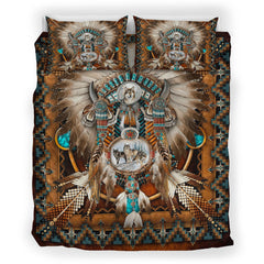 Chief's Wolf Spirit - Native American Bedding Set